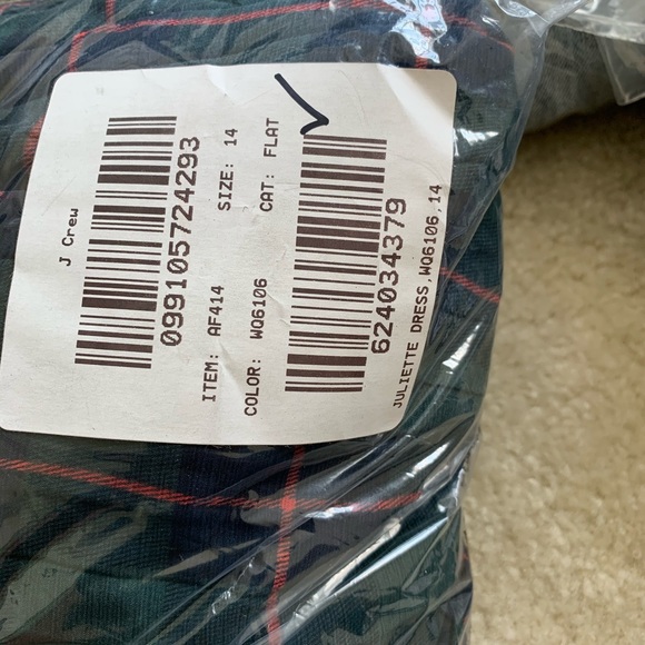 New NWT J crew tie neck pleated A line Dress Green - Picture 4 of 4